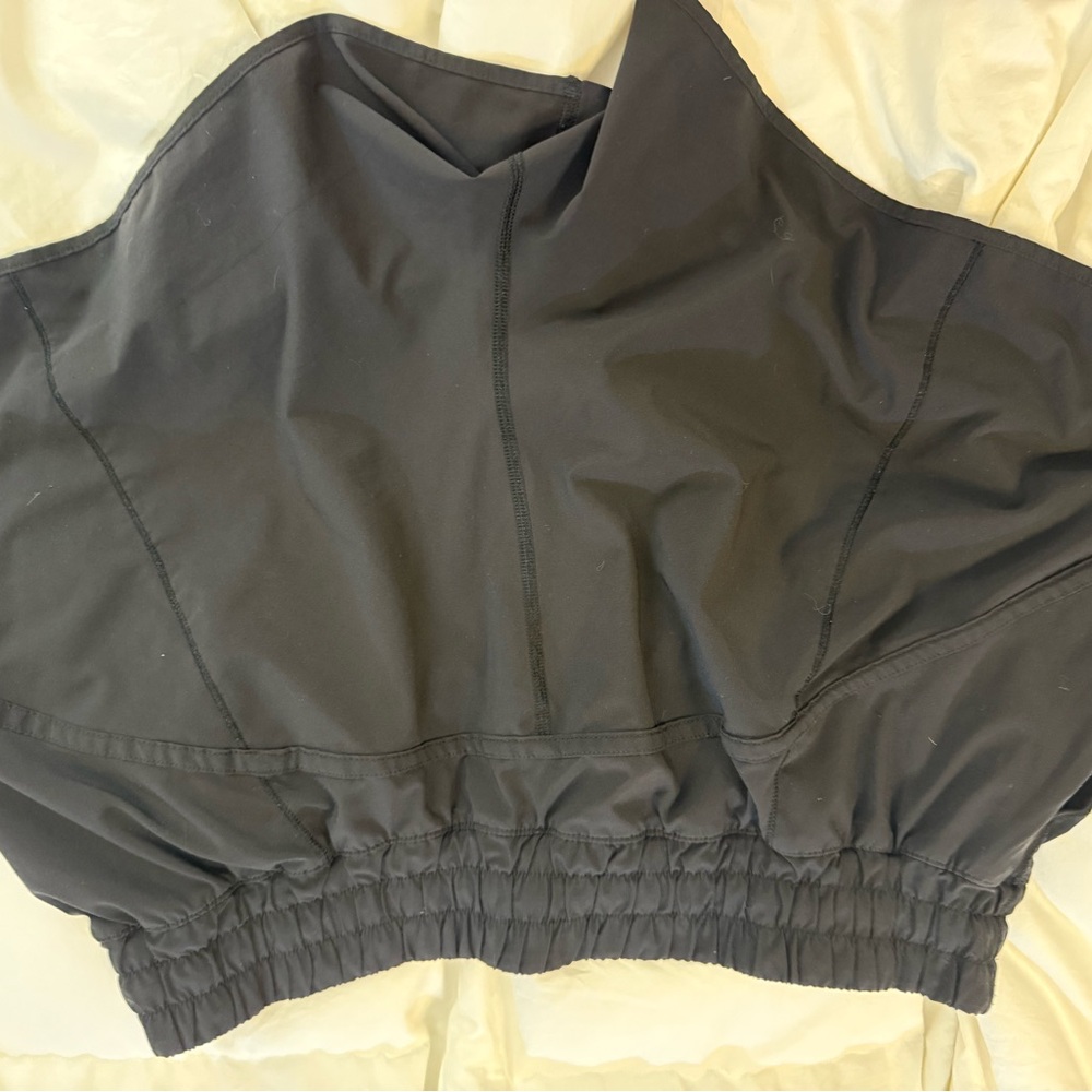 Lululemon Track That High Rise 5” inseam Black shorts. Size 16
